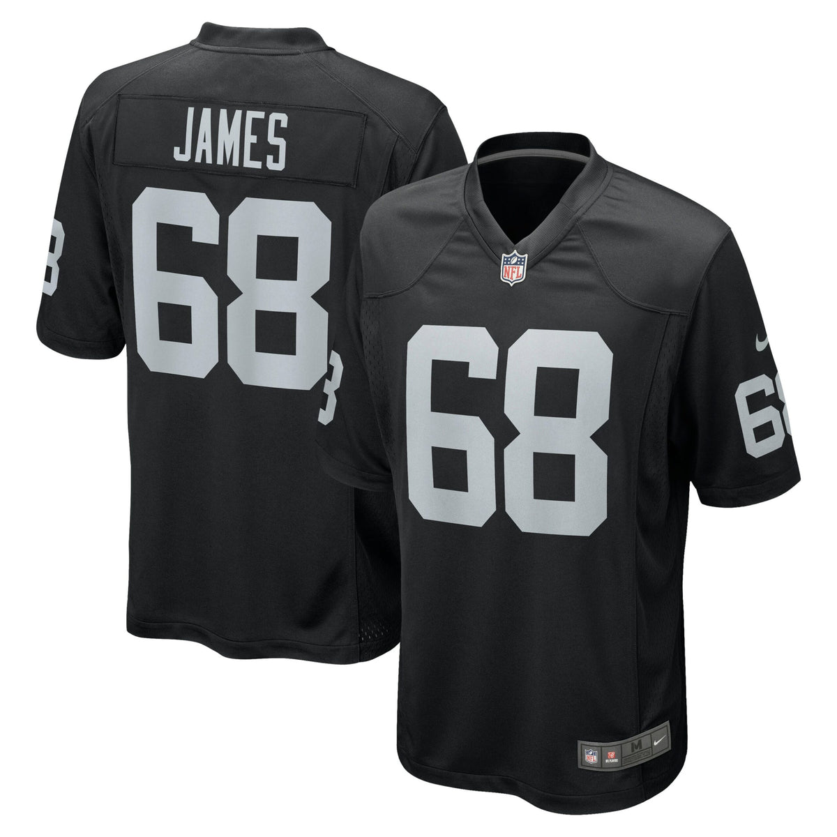 Andre James Las Vegas Raiders Nike Game Jersey Black