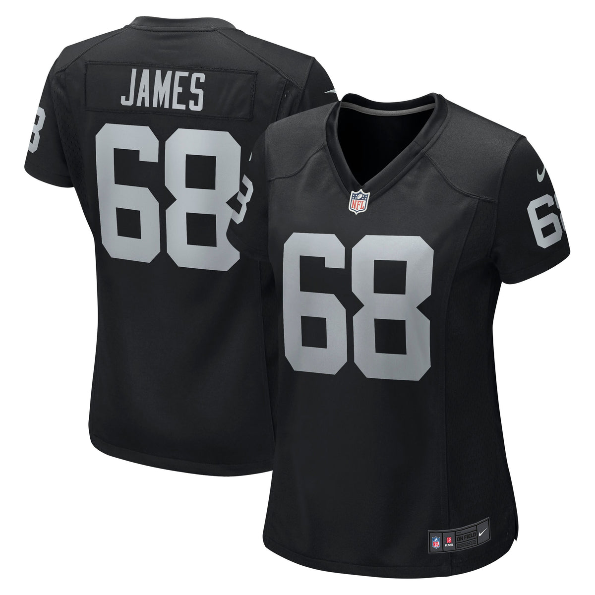 Andre James Las Vegas Raiders Nike Women's Game Jersey Black