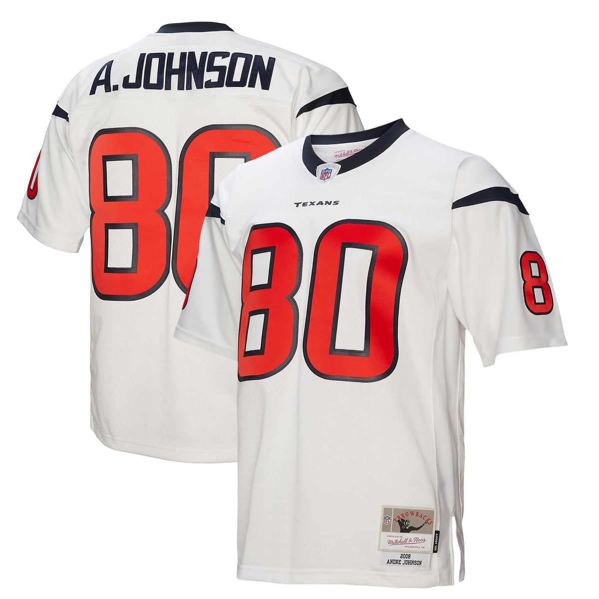 Andre Johnson Houston Texans Mitchell Ness Legacy Replica Jersey White