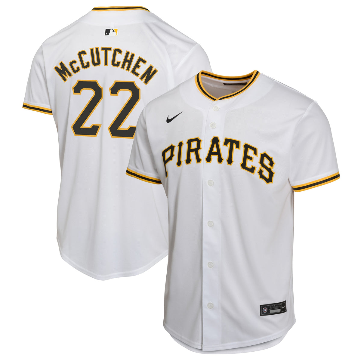 Andrew McCutchen Pittsburgh Pirates Nike Youth Home Game Player Jersey White