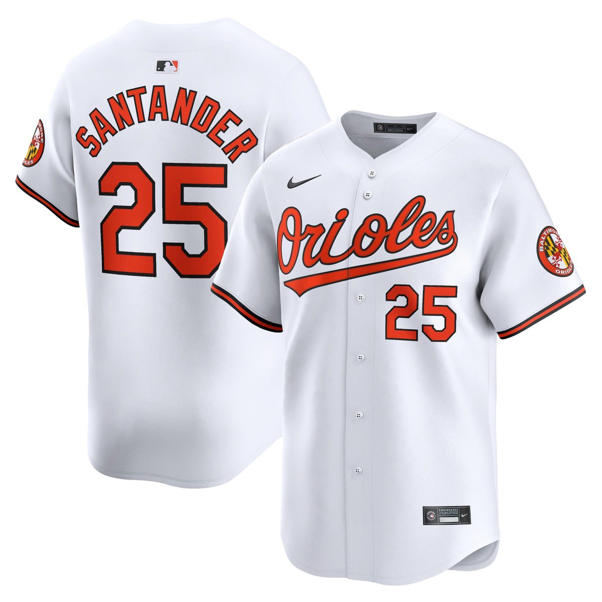 Anthony Santander Baltimore Orioles Nike Home Limited Player Jersey White
