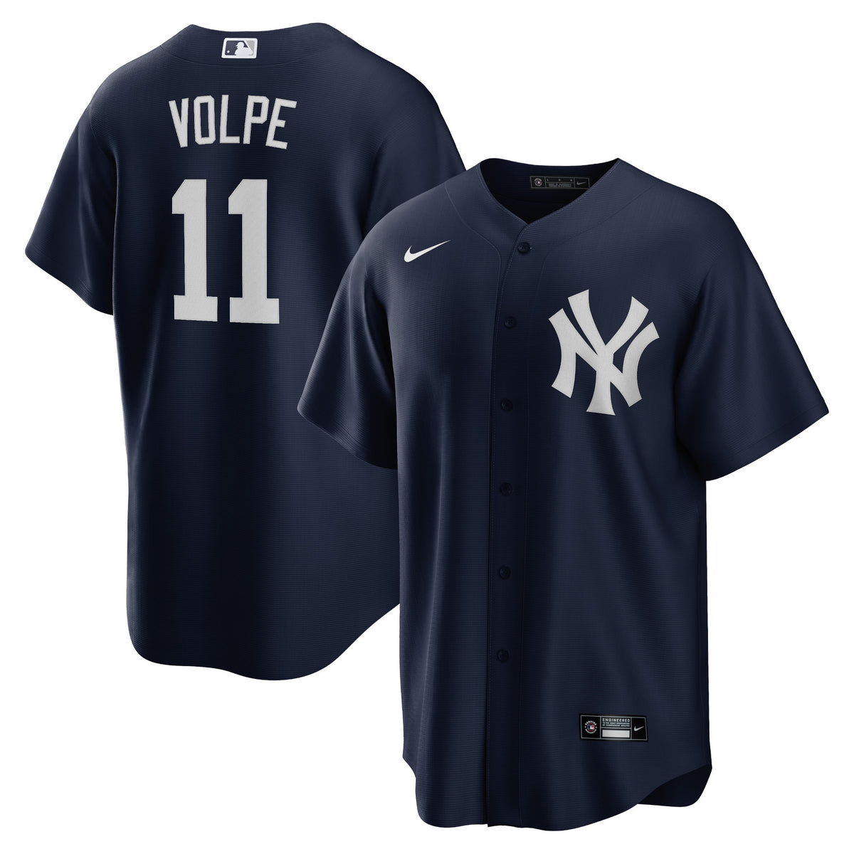Anthony Volpe New York Yankees Nike Big Tall Alternate Replica Player Jersey Navy