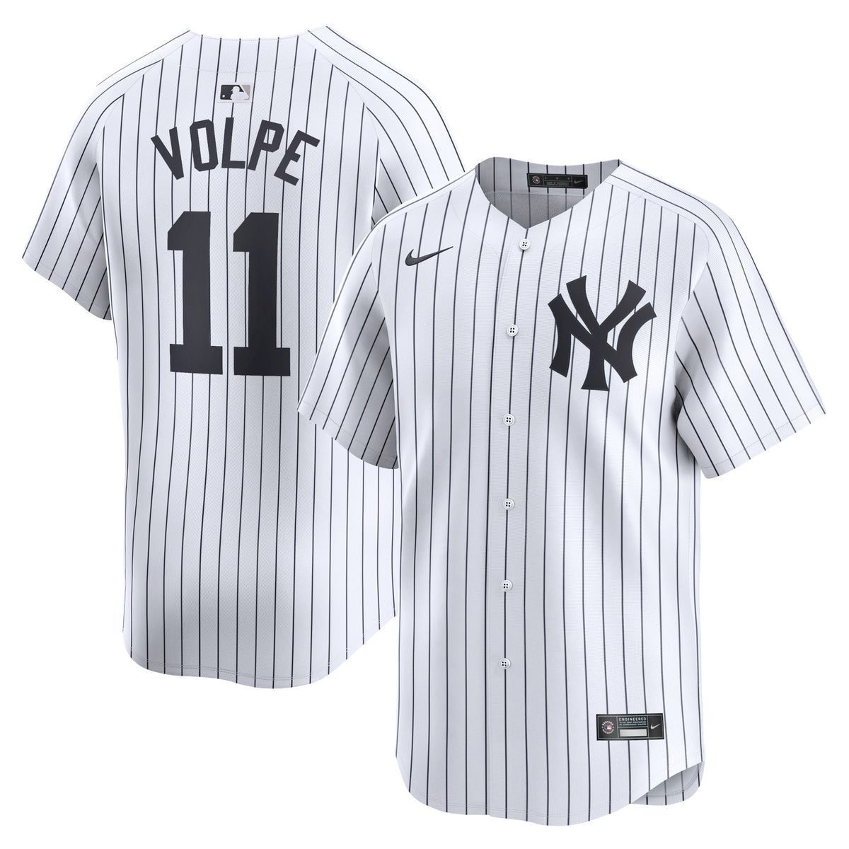 Anthony Volpe New York Yankees Nike Home Limited Player Jersey White
