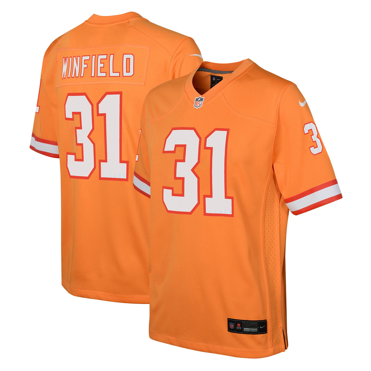 Antoine Winfield Jr. Tampa Bay Buccaneers Nike Youth Game Jersey Orange