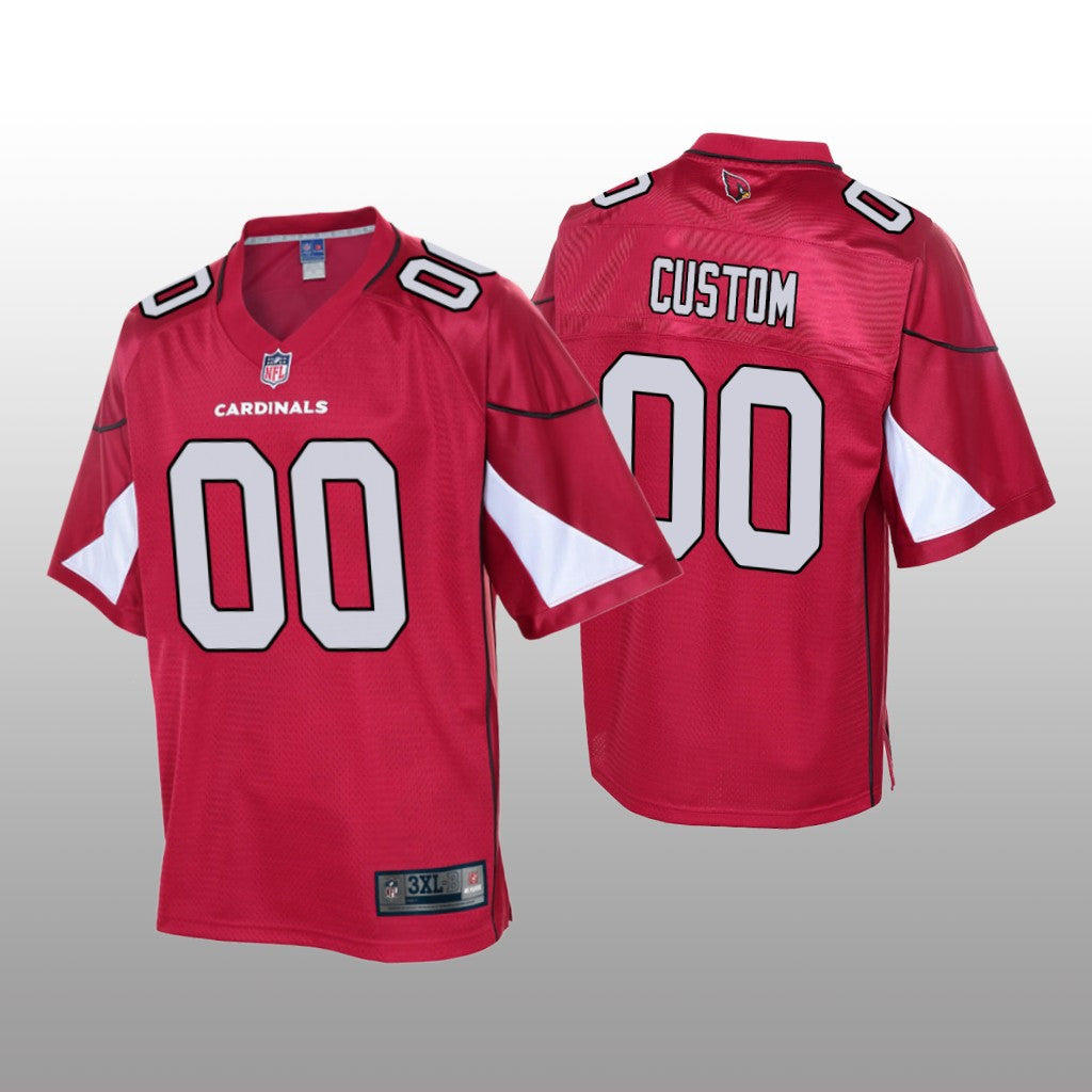 Arizona Cardinals #00 Cardinal Custom Pro Line Jersey Youth