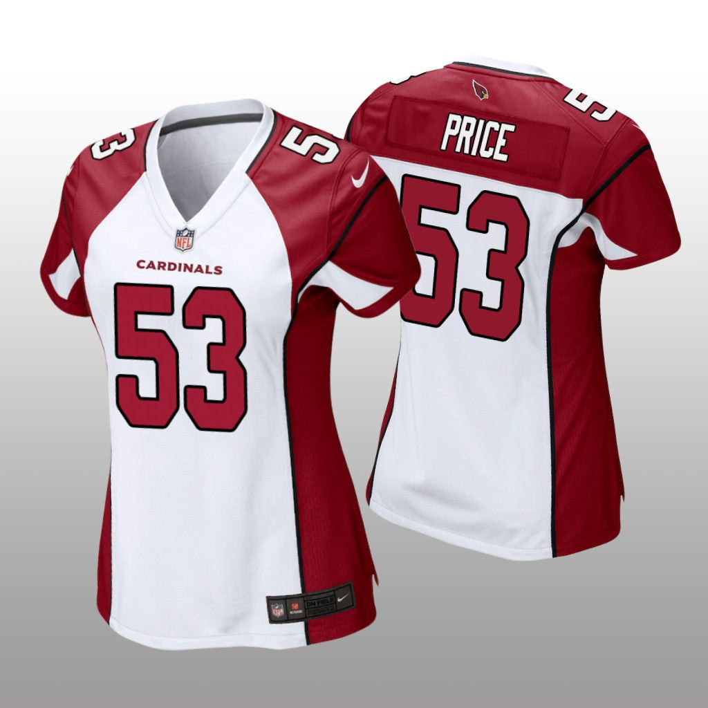 Arizona Cardinals Billy Price White Jersey Game Women's