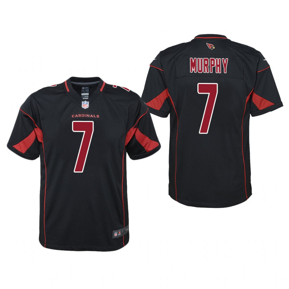 Arizona Cardinals Byron Murphy Black Jersey Color Rush Game Youth
