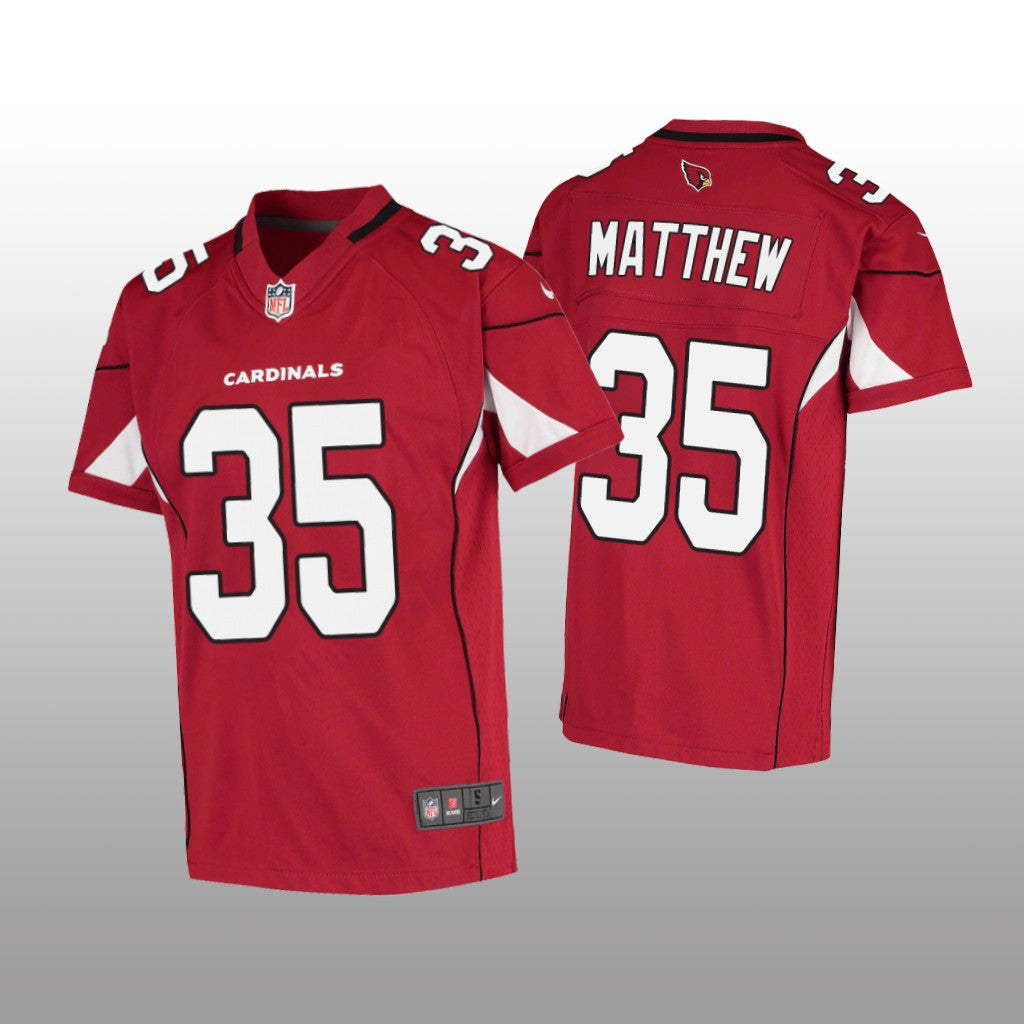 Arizona Cardinals Christian Matthew Cardinal Jersey Game Youth
