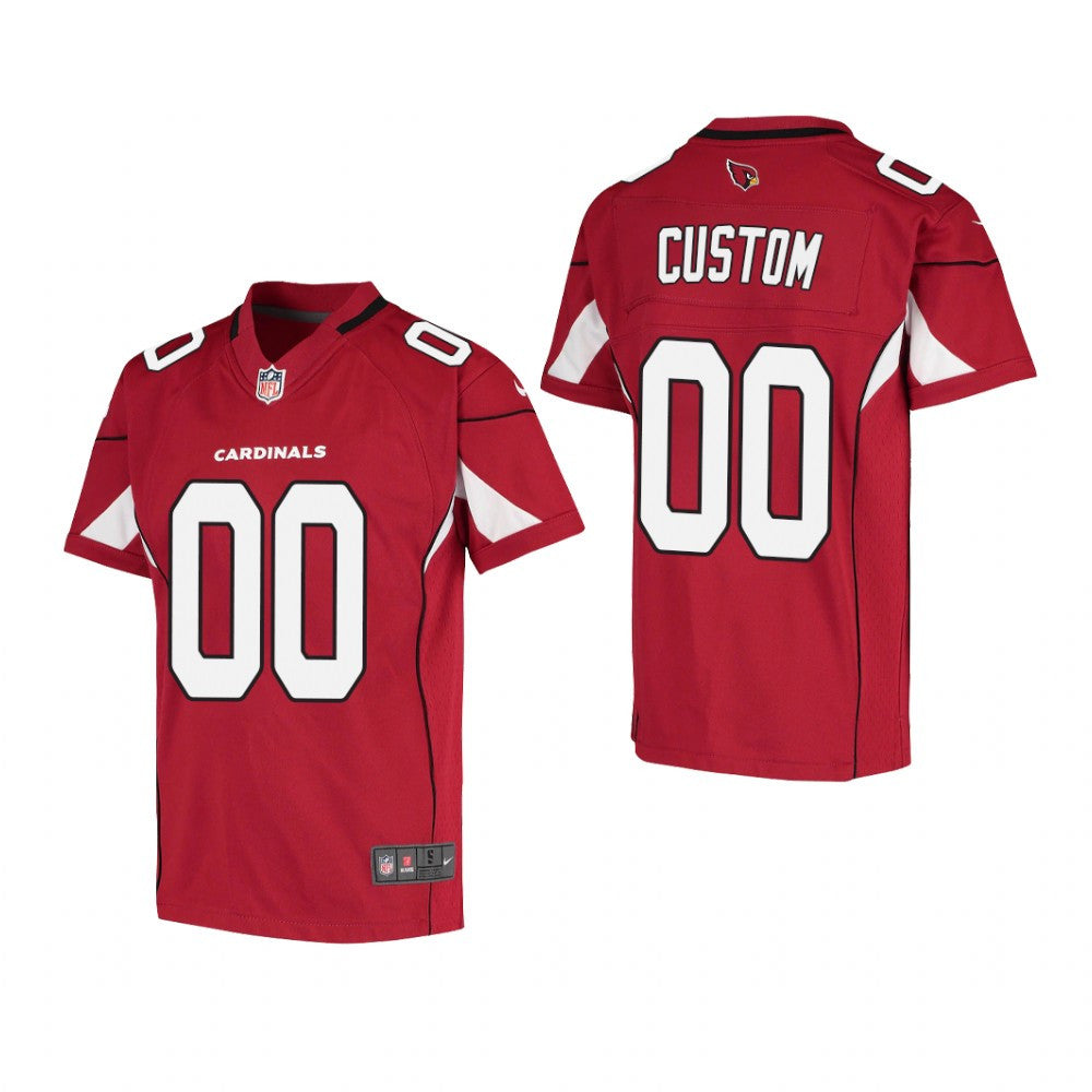 Arizona Cardinals Custom Cardinal Jersey Game Youth