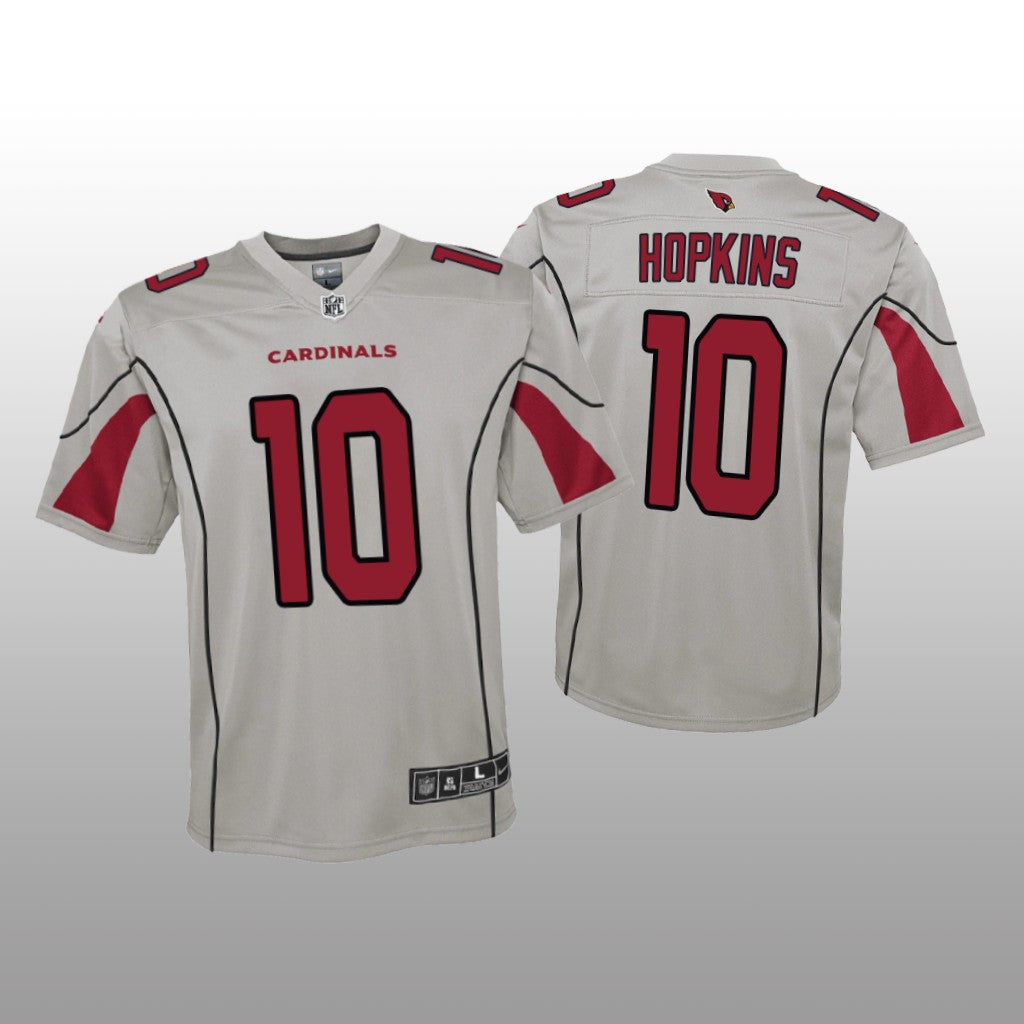 Arizona Cardinals DeAndre Hopkins Silver Jersey Inverted Game Youth