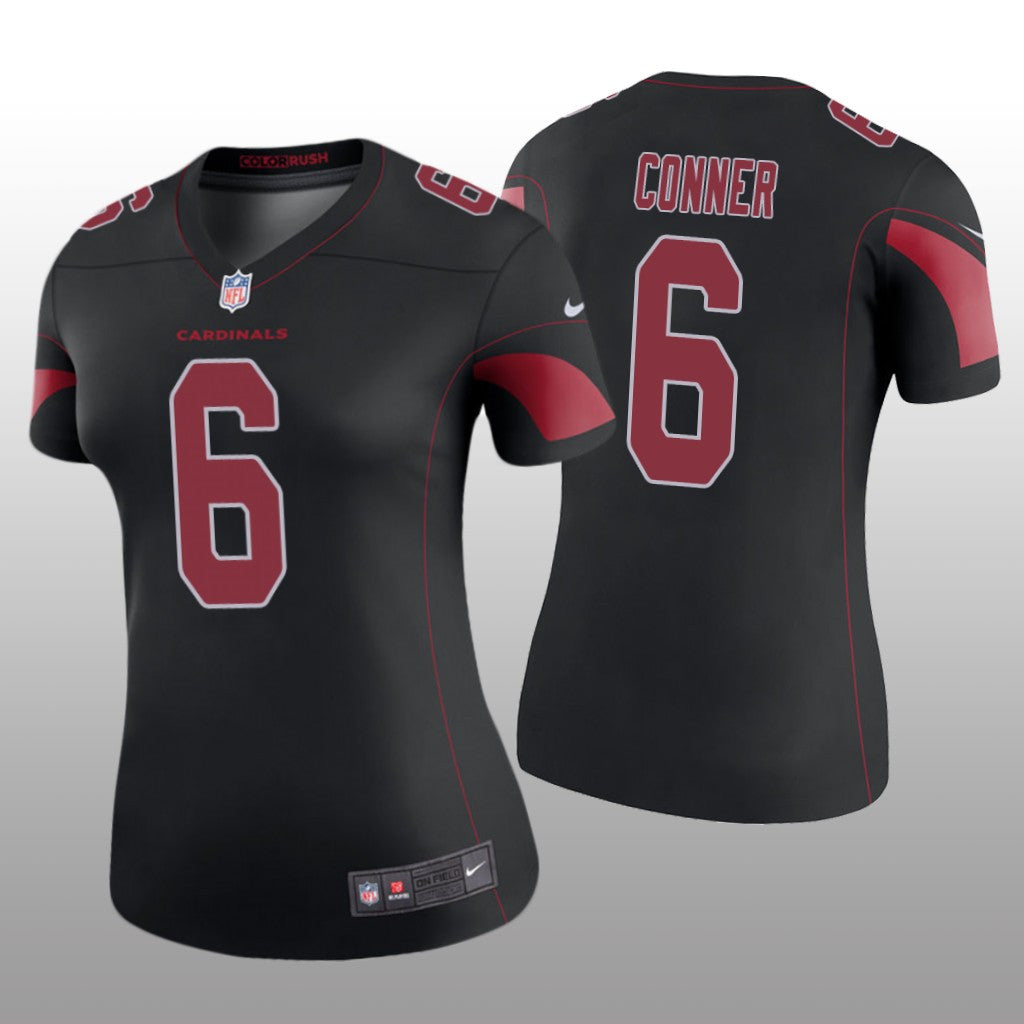 Arizona Cardinals James Conner Black Jersey Color Rush Legend Women's