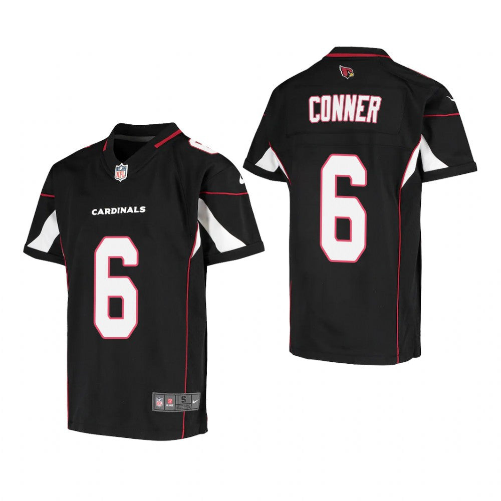 Arizona Cardinals James Conner Black Jersey Game Youth