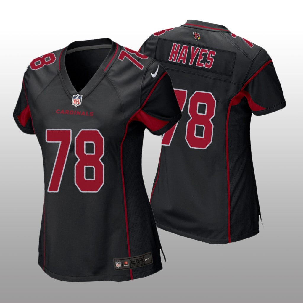 Arizona Cardinals Marquis Hayes Black Jersey Alternate Game Women's