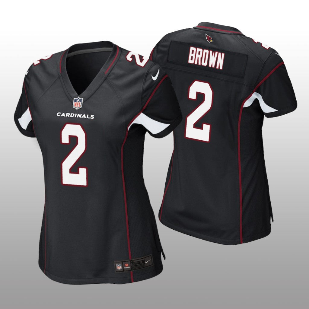 Arizona Cardinals Marquise Brown Black Jersey Game Women's