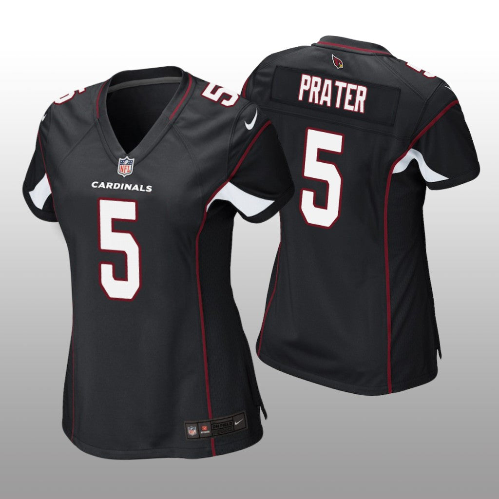 Arizona Cardinals Matt Prater Black Jersey Game Women's