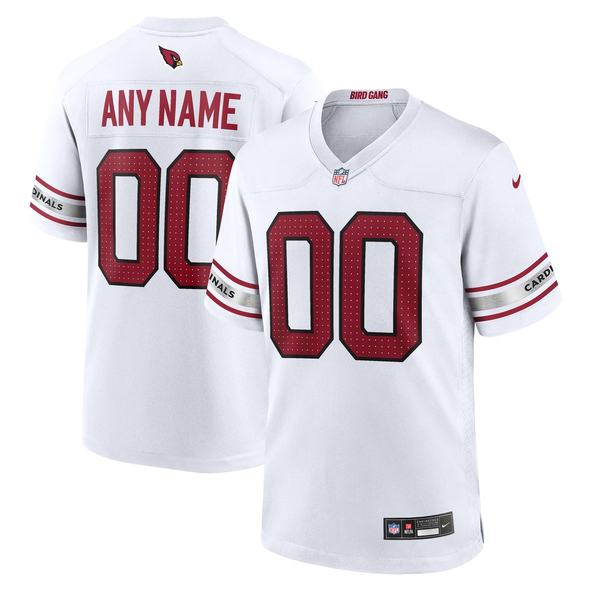 Arizona Cardinals Nike Custom Game Jersey White