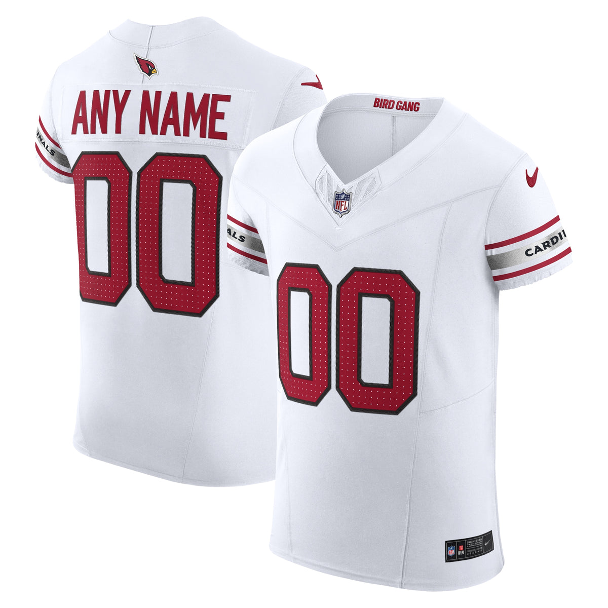 Arizona Cardinals Nike Vapor F.U.S.E. Elite Custom Jersey White