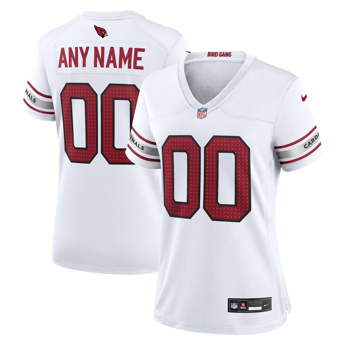 Arizona Cardinals Nike Women's Custom Game Jersey White