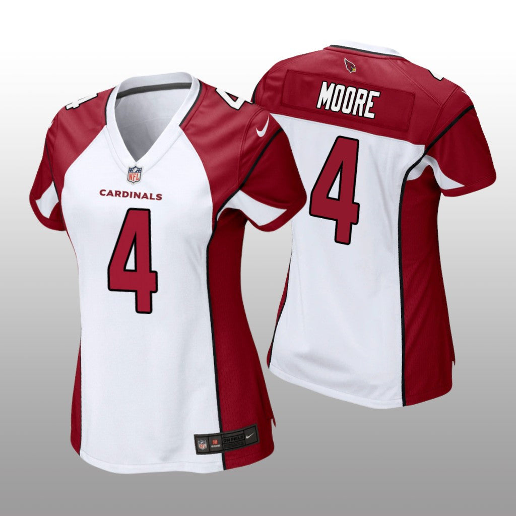 Arizona Cardinals Rondale Moore White Jersey Game Women's