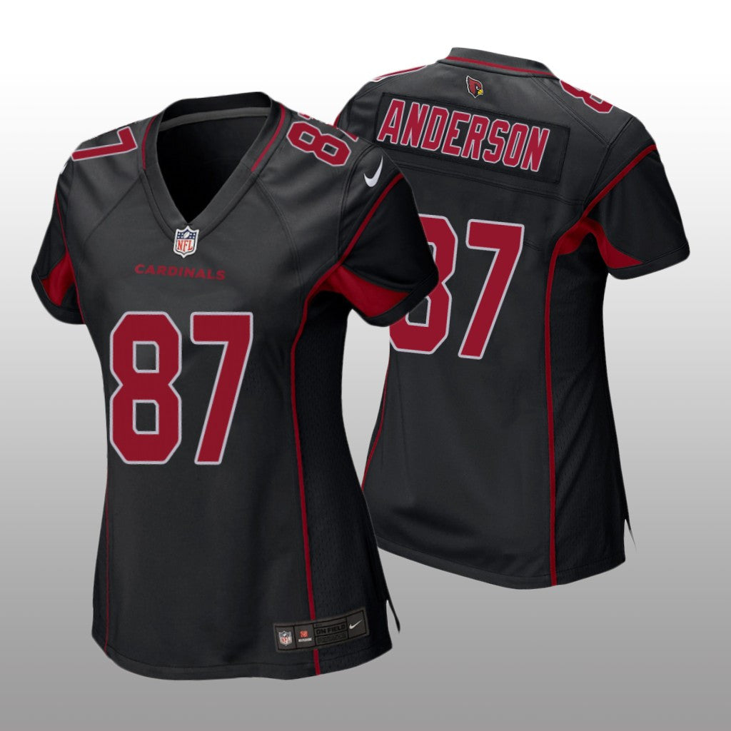 Arizona Cardinals Stephen Anderson Black Jersey Alternate Game Women's