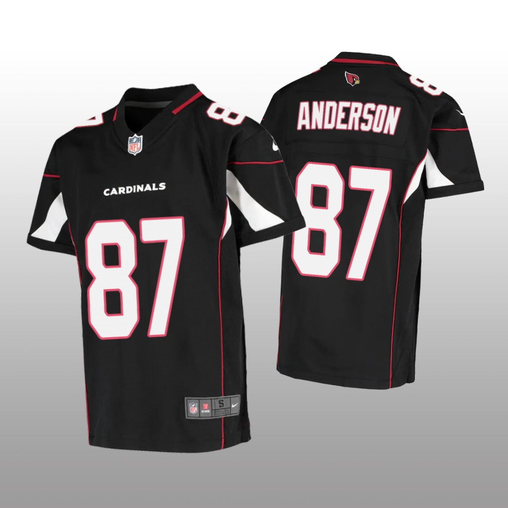 Arizona Cardinals Stephen Anderson Black Jersey Game Youth