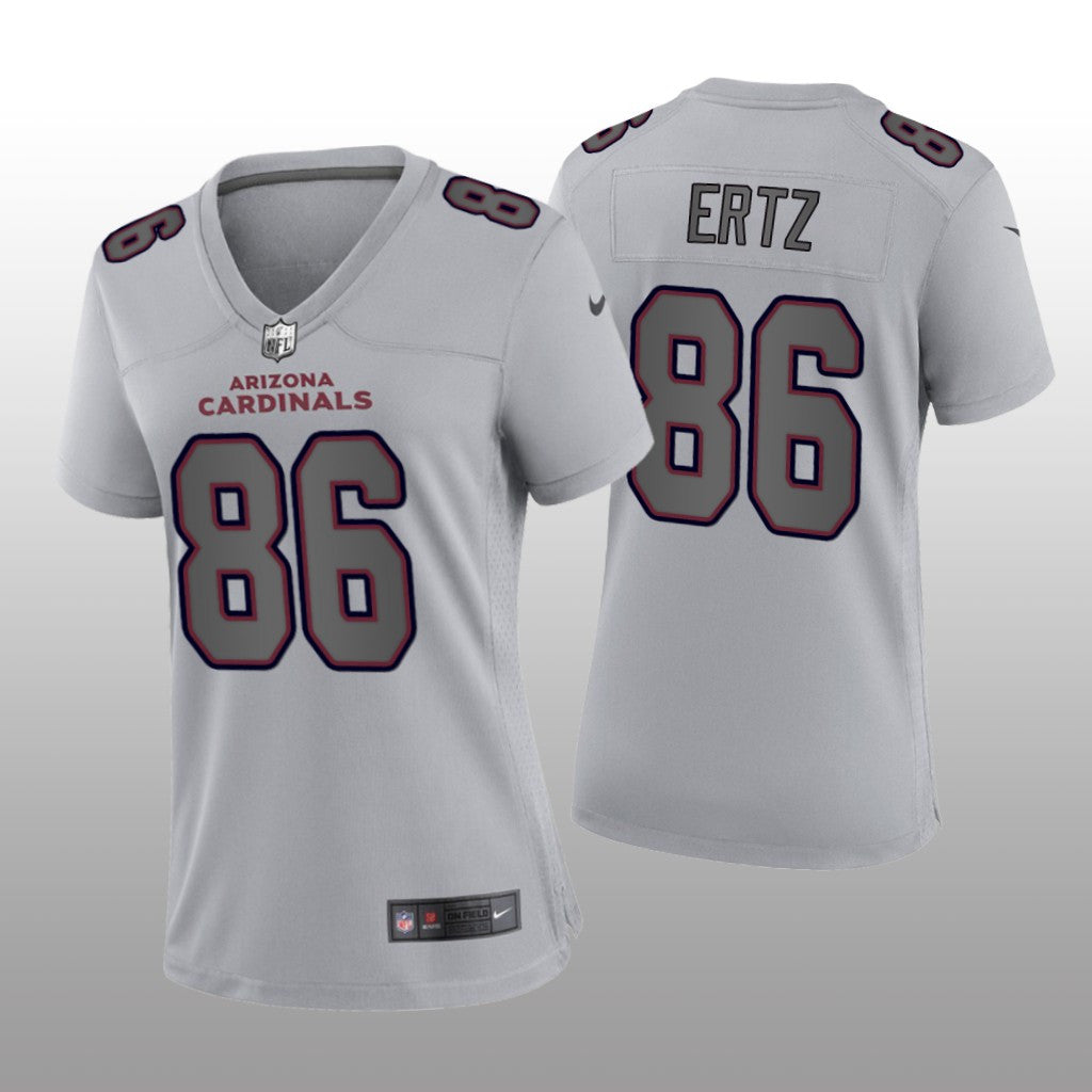 Arizona Cardinals Zach Ertz Gray Jersey Atmosphere Fashion Game Women's
