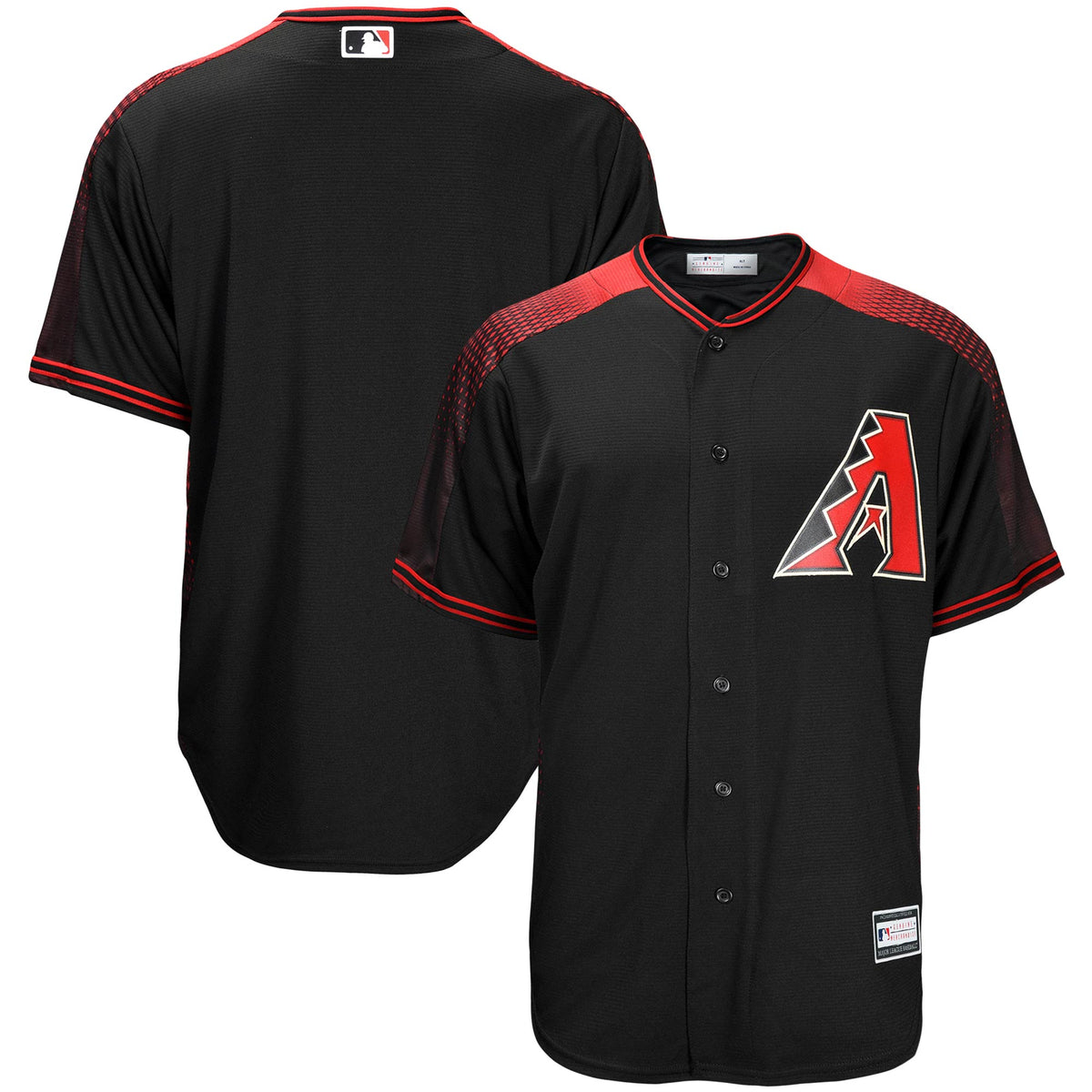 Arizona Diamondbacks Big Tall Replica Team Jersey Black