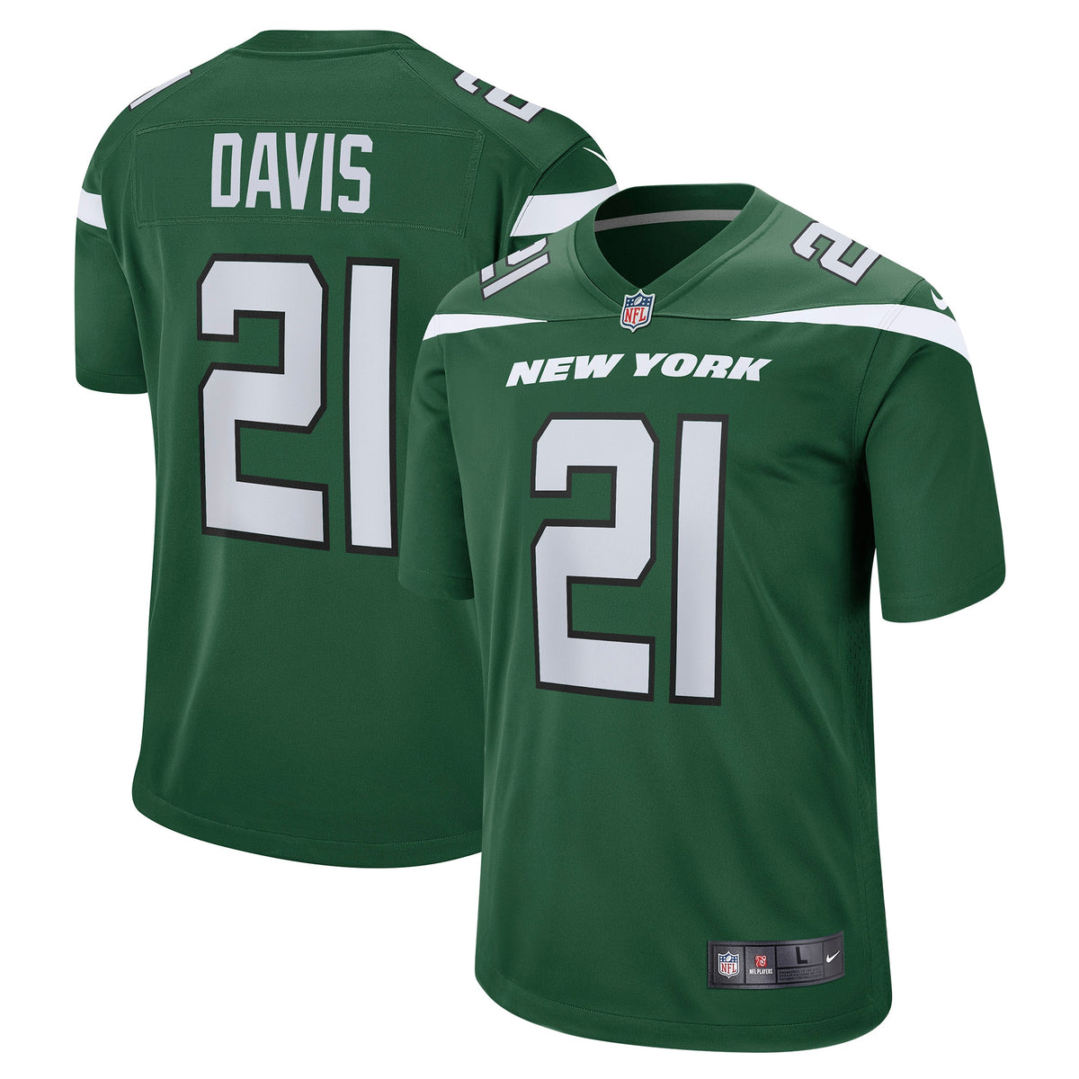 Ashtyn Davis New York Jets Nike Game Player Jersey Gotham Green