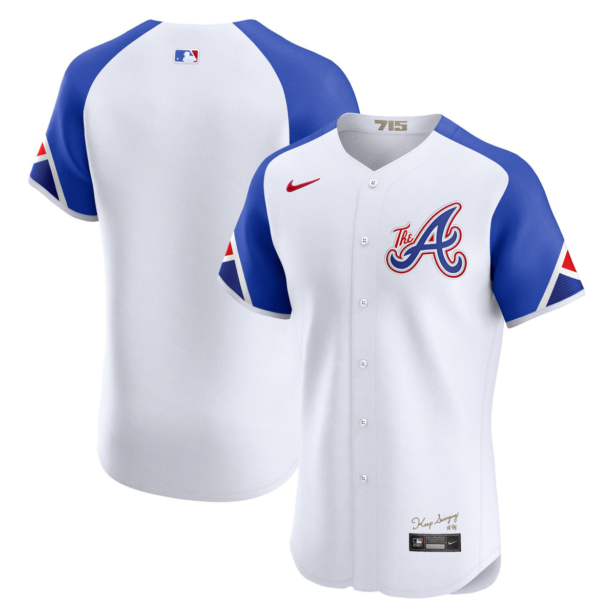 Atlanta Braves Nike City Connect Elite Jersey White