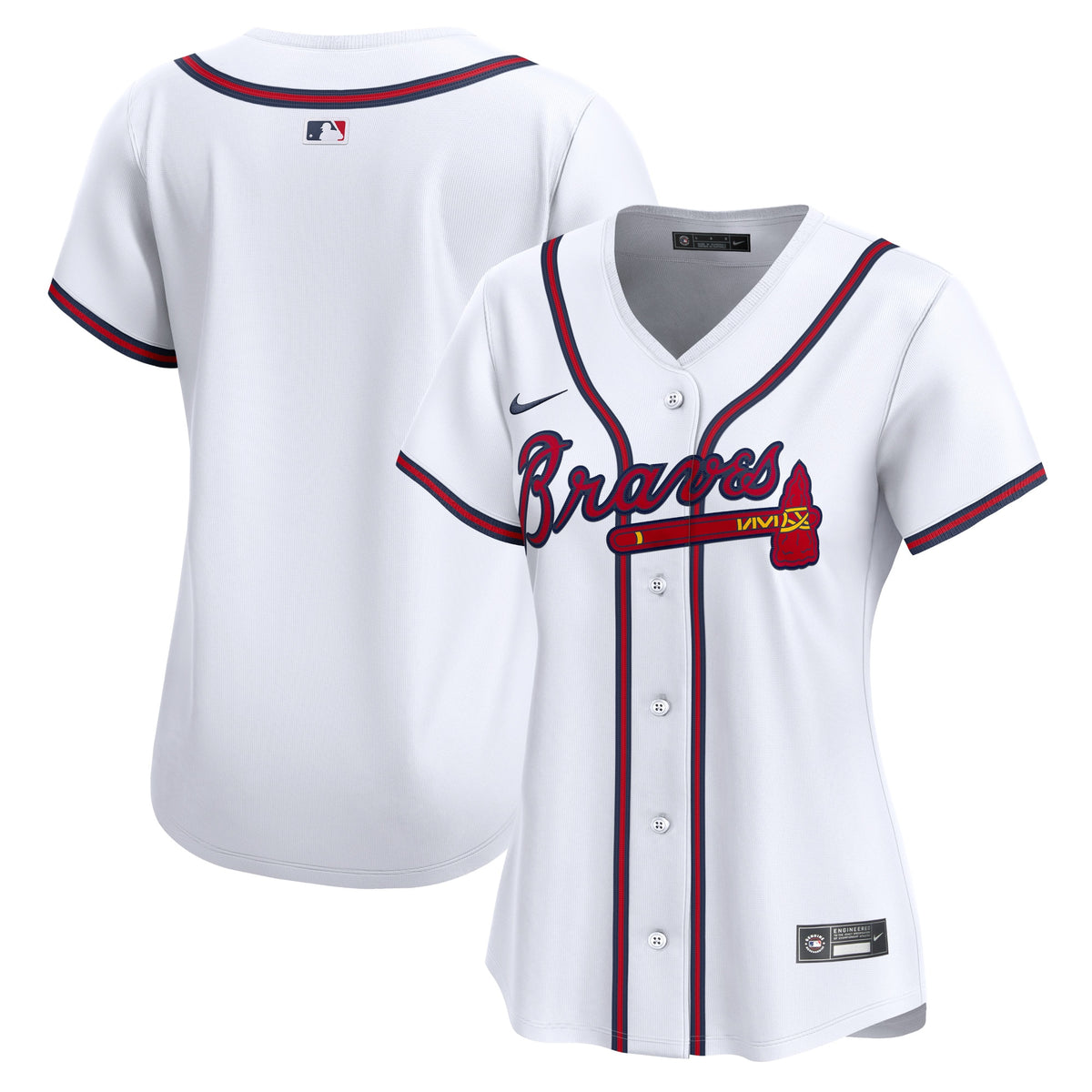 Atlanta Braves Nike Women's Home Limited Jersey White