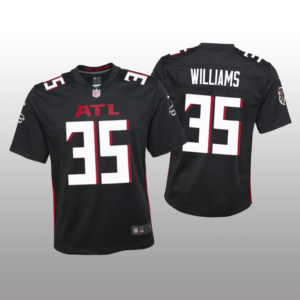 Atlanta Falcons Avery Williams Black Jersey Game Youth