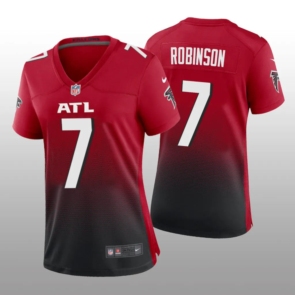 Atlanta Falcons Bijan Robinson Red Jersey Alternate Game Women's