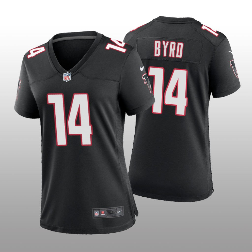 Atlanta Falcons Damiere Byrd Black Jersey Throwback Game Women's