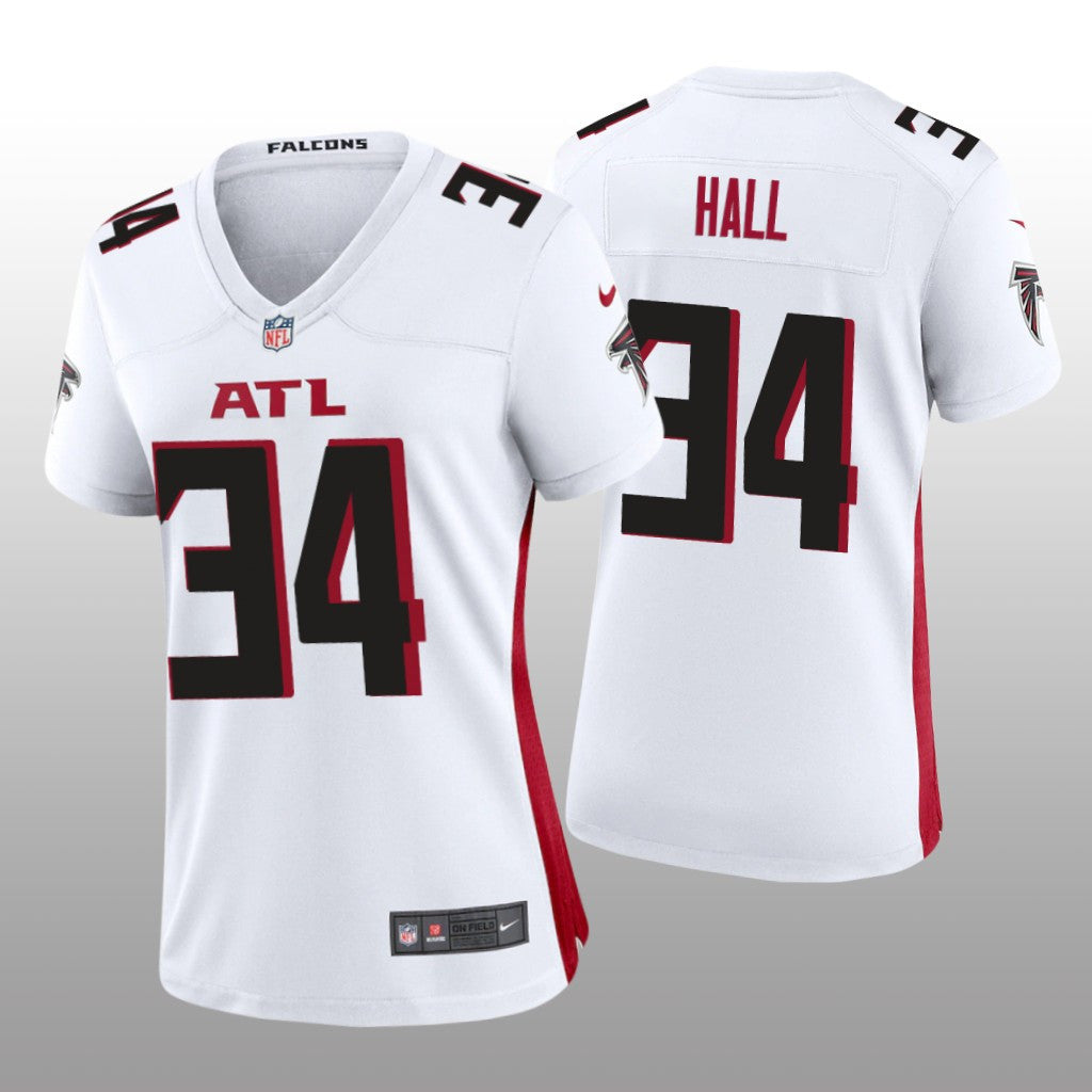 Atlanta Falcons Darren Hall White Jersey Game Women's