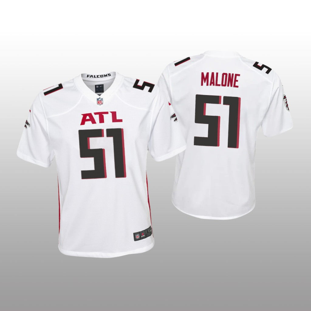 Atlanta Falcons DeAngelo Malone White Jersey Game Youth
