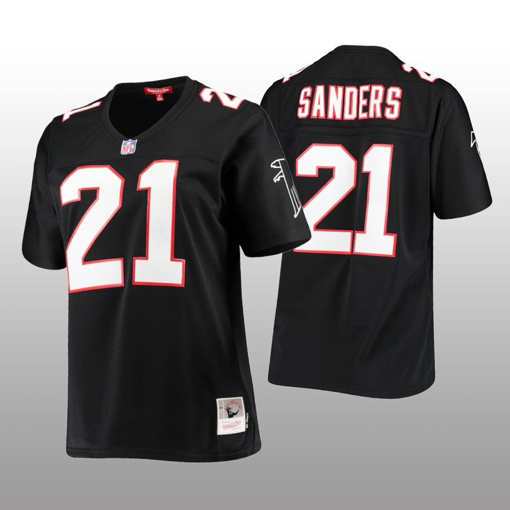 Atlanta Falcons Deion Sanders Black Jersey Legacy Women's