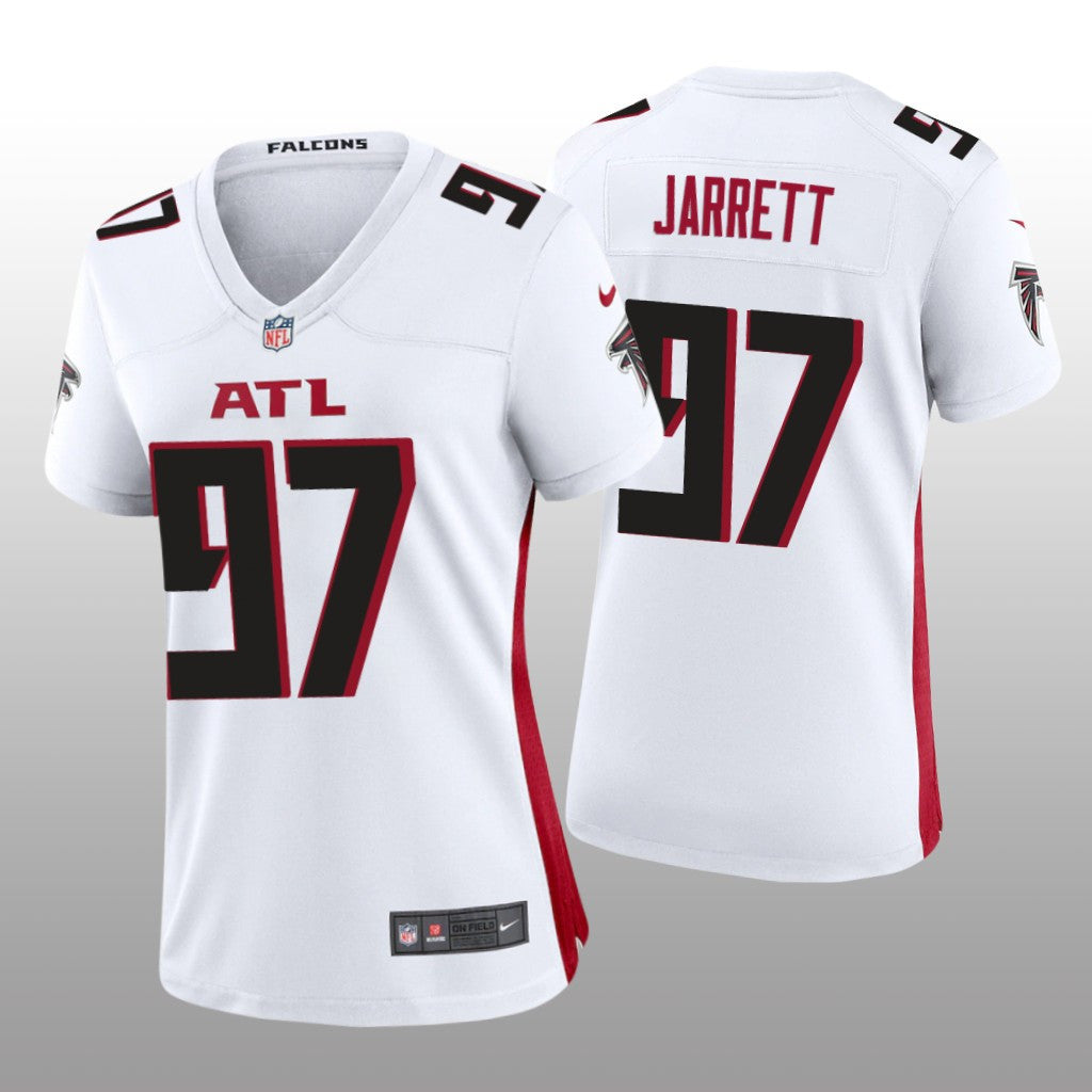 Atlanta Falcons Grady Jarrett White Jersey Game Women's