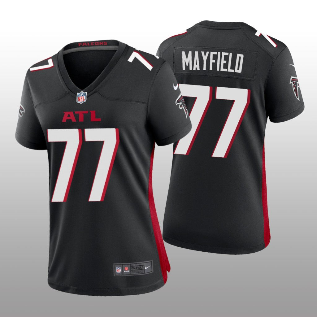 Atlanta Falcons Jalen Mayfield Black Jersey Game Women's