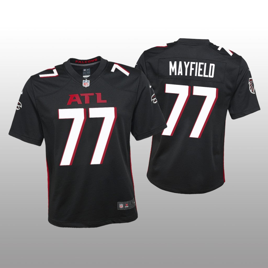 Atlanta Falcons Jalen Mayfield Black Jersey Game Youth