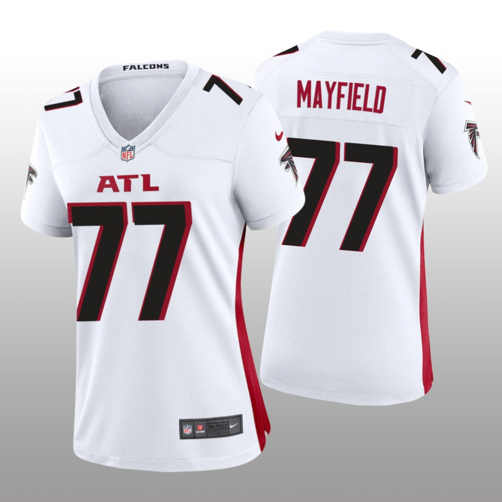 Atlanta Falcons Jalen Mayfield White Jersey Game Women's