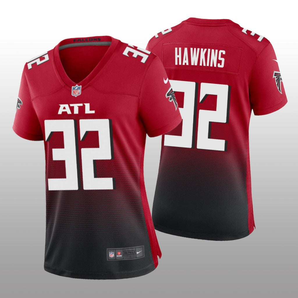 Atlanta Falcons Jaylinn Hawkins Red Jersey Alternate Game Women's