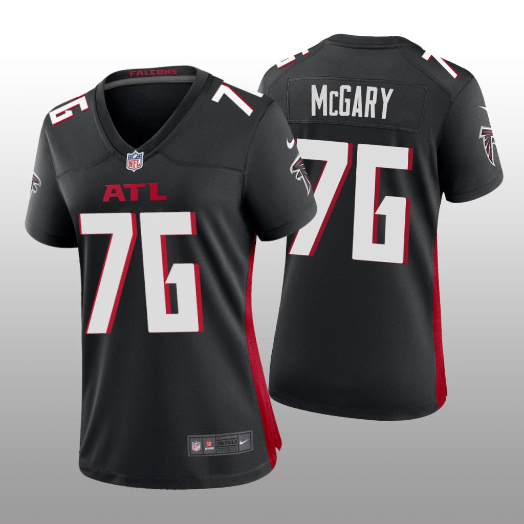 Atlanta Falcons Kaleb McGary Black Jersey Game Women's