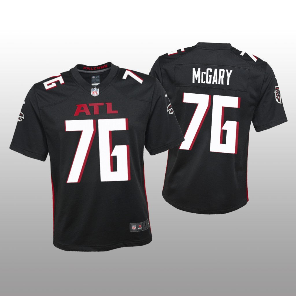 Atlanta Falcons Kaleb McGary Black Jersey Game Youth