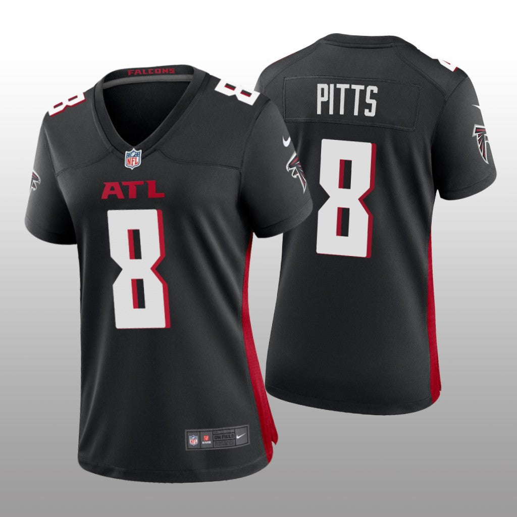 Atlanta Falcons Kyle Pitts Black Jersey Game Women's