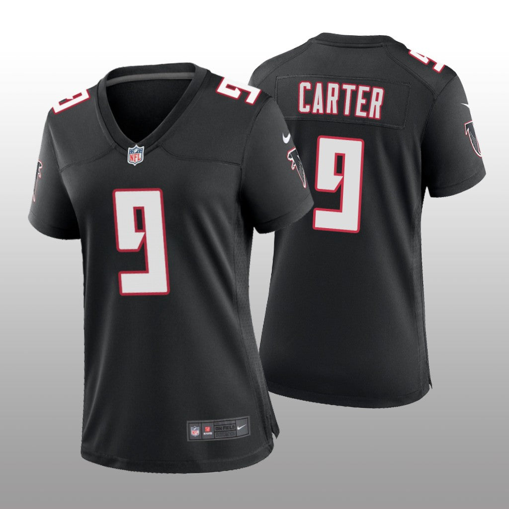 Atlanta Falcons Lorenzo Carter Black Jersey Throwback Game Women's