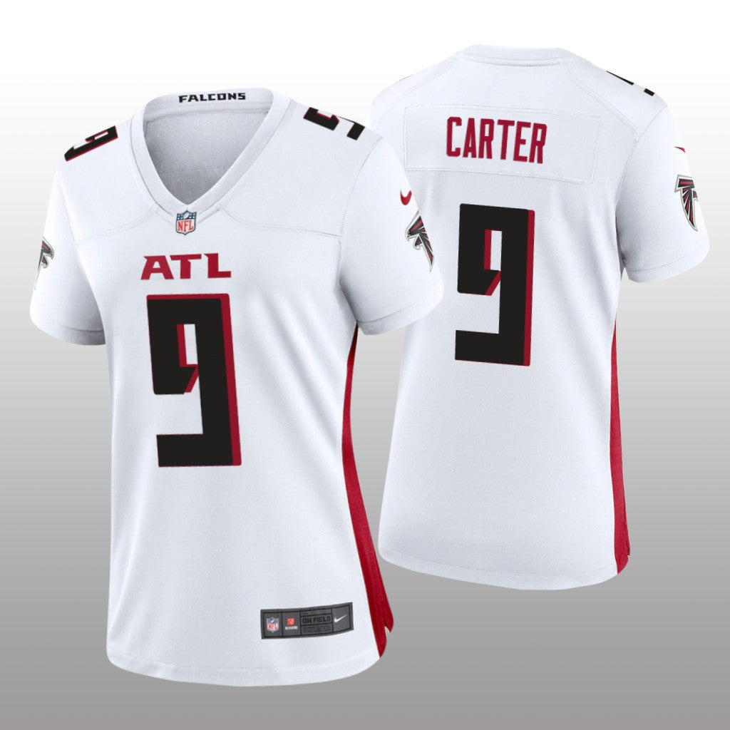 Atlanta Falcons Lorenzo Carter White Jersey Game Women's