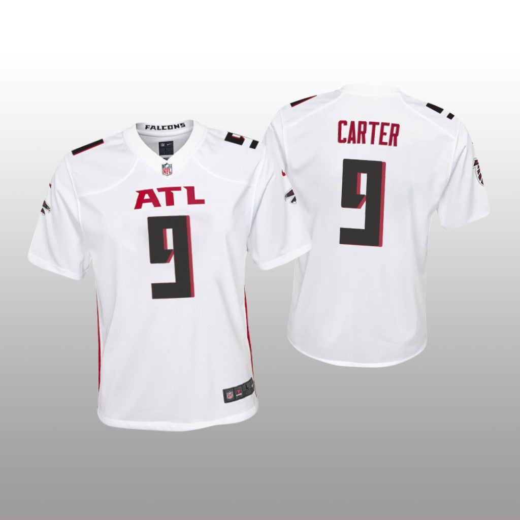 Atlanta Falcons Lorenzo Carter White Jersey Game Youth
