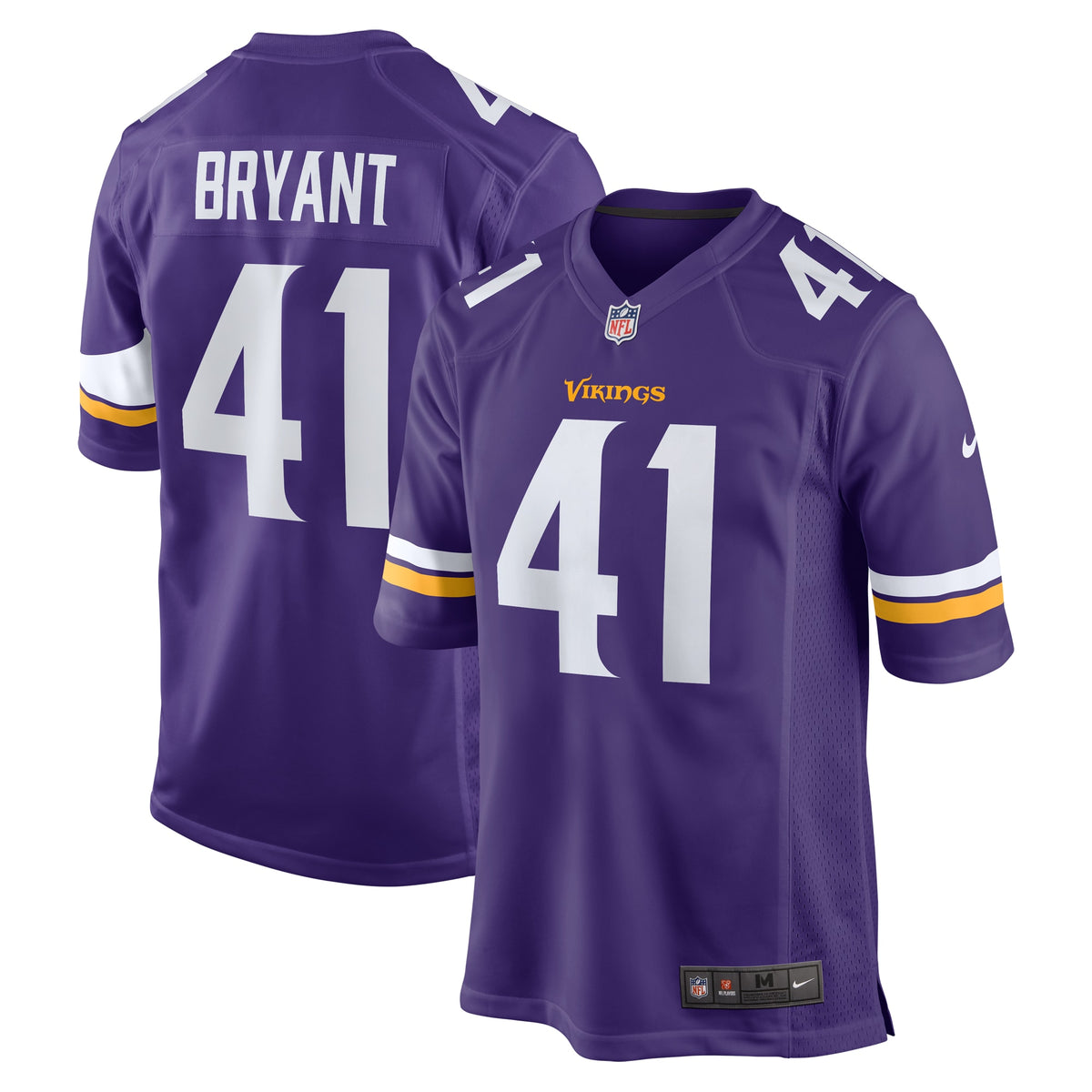 Austin Bryant Minnesota Vikings Nike Game Jersey Purple