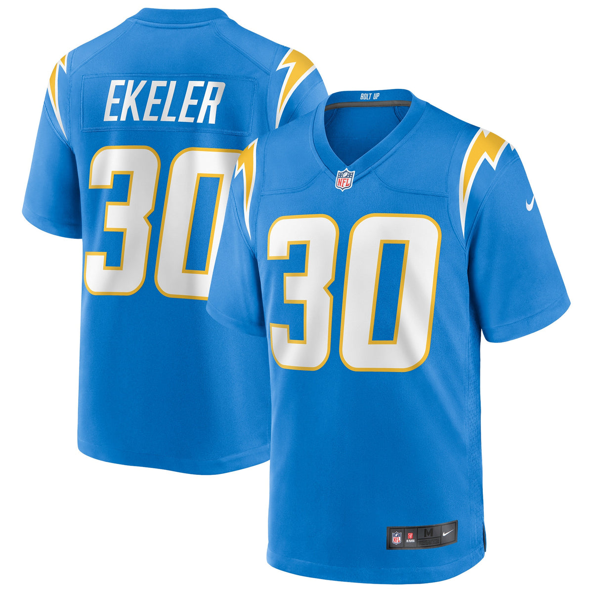 Austin Ekeler Los Angeles Chargers Nike Game Player Jersey Powder Blue