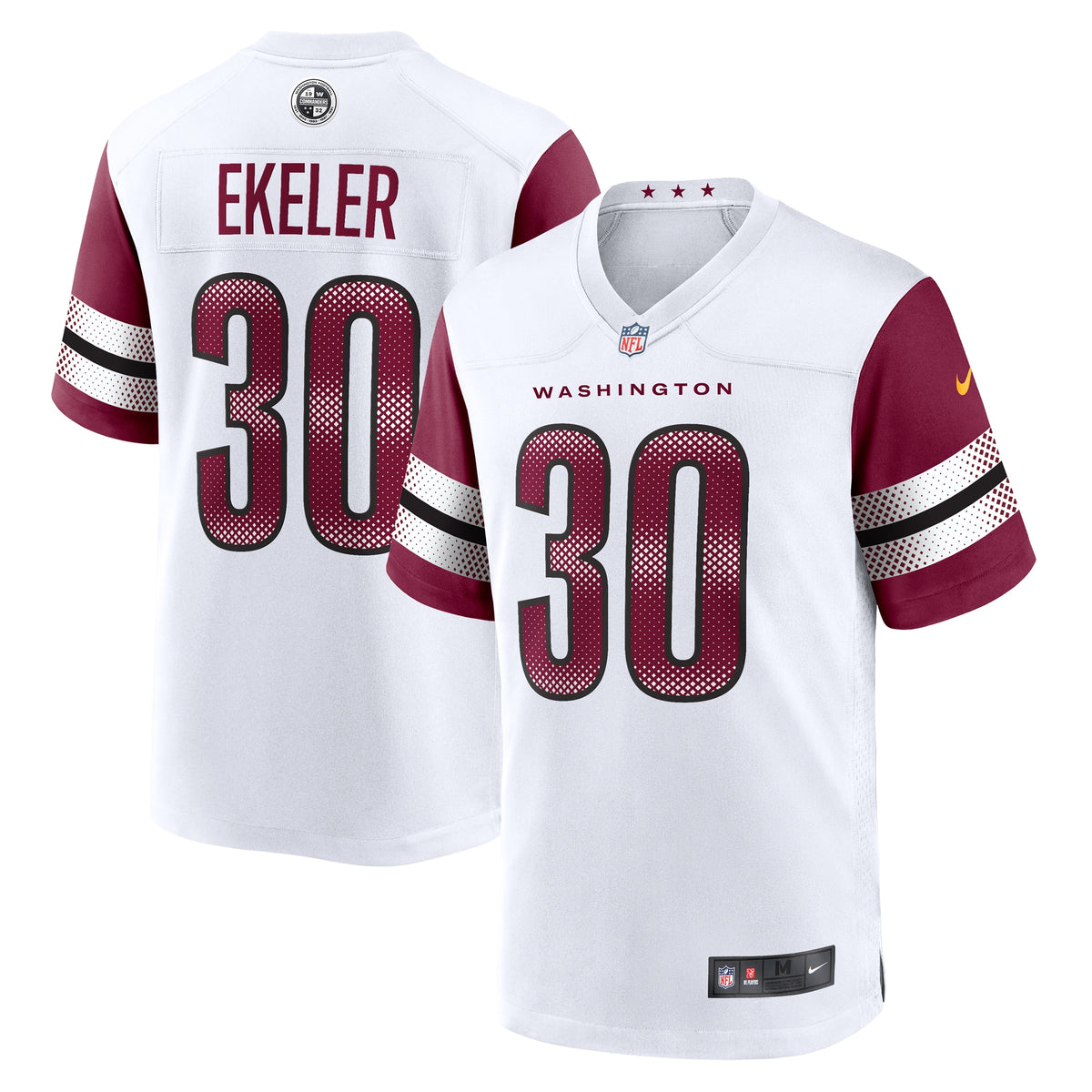 Austin Ekeler Washington Commanders Nike Game Jersey White